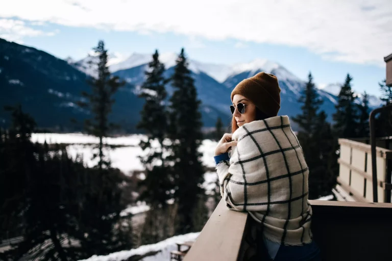 Deluxe Room Balcony with Mountain View at Juniper Hotel Banff